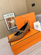 Kiara 40 pump Brown Suede 214048
