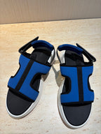 HM Men's Gate Sandal Blue Calfskin Suede 655429