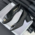 Chanel High Heel Pump 70mm Black Quilted Leather 825283