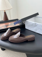 CC 25C Mule Chocolate Calfskin 280562