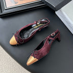 CC 25 Slingback Red Suede 305275