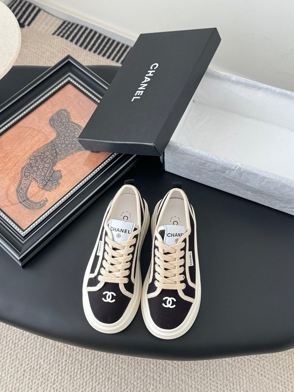CC 25 Logo Printed Sneaker Black Fabric   305311