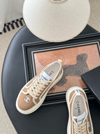 CC 25 Logo Printed Sneaker Brown Fabric   305313