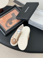 CC 25 Logo Printed Sneaker Brown Fabric   305313