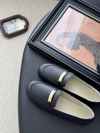 CC 25K   Finition Main Loafers Black Calfskin 458641