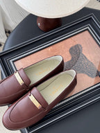 CC 25K   Finition Main Loafers Reddish Brown Calfskin 458642
