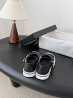 CC 26P Mary Jane Black Patent Leather Lambskin 670807