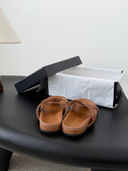 CC 26s Sandals Brown Sheepskin 670378