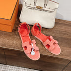 HM Santorini Sandals Red Cowhide 312583