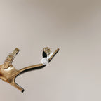 HM Buckle Sandals Gold Calfskin 308164
