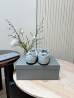 SOCCER SNEAKER IN WHITE QUILTED LAMBSKIN