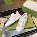 GG Men's MAC80 Sneaker White Pink Cowhide 523614