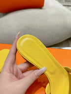 0ASIS SANDAL YELLOW CALFSKIN CLASSIC