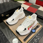 GG Men's Sneaker White Cowhide 529927
