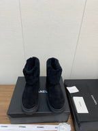 CC Ankle Boots Black Suede