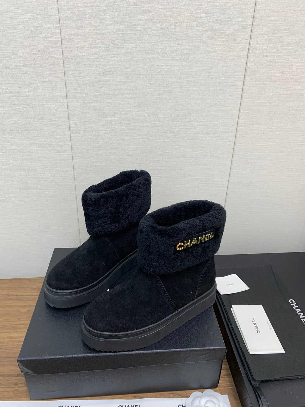 CC Ankle Boots Black Suede