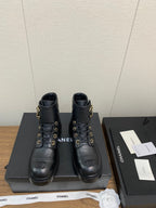 CC Ankle Boots Black Cowhide