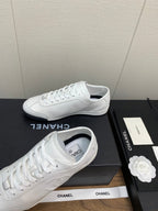 CC Sneaker 15mm White Lambskin
