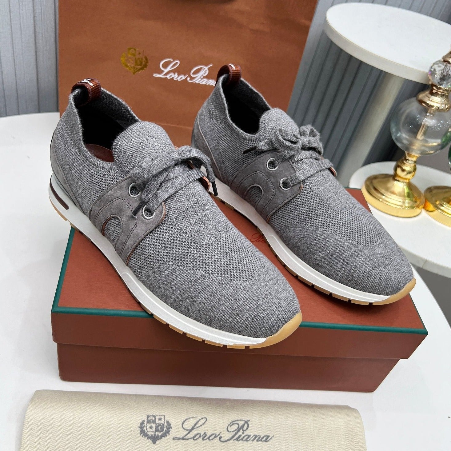 LP 360 FLEXY WALK SNEAKER GRAY FABRICS