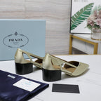 Prada Cutout Satin Pointy-Toe Pump 50mm Off-White Satin 456275