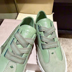 Jimmy Diamond Light Flex Sneaker Green Suede Leather 715045