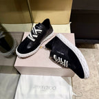Jimmy Diamond Light Flex Sneaker Black Suede Leather 715044