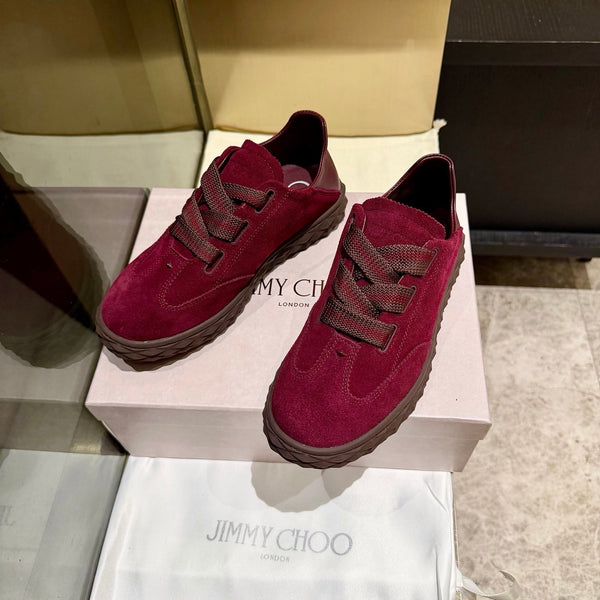 Jimmy Diamond Light Flex Sneaker Burgundy Suede 715041