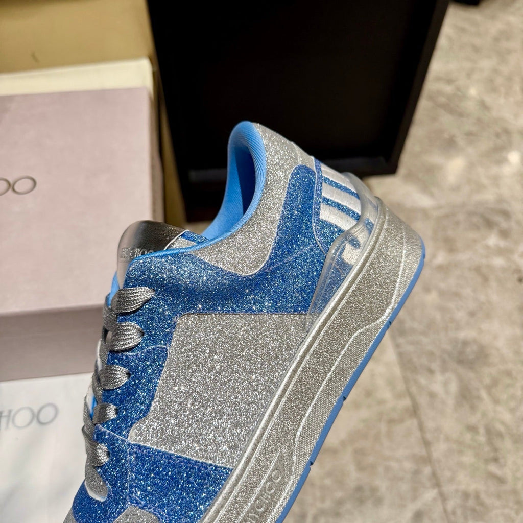 Jimmy Florent Sneaker Blue Grey Glitter 715040