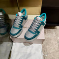 Jimmy Florent Sneaker Teal Green Grey Glitter 715038