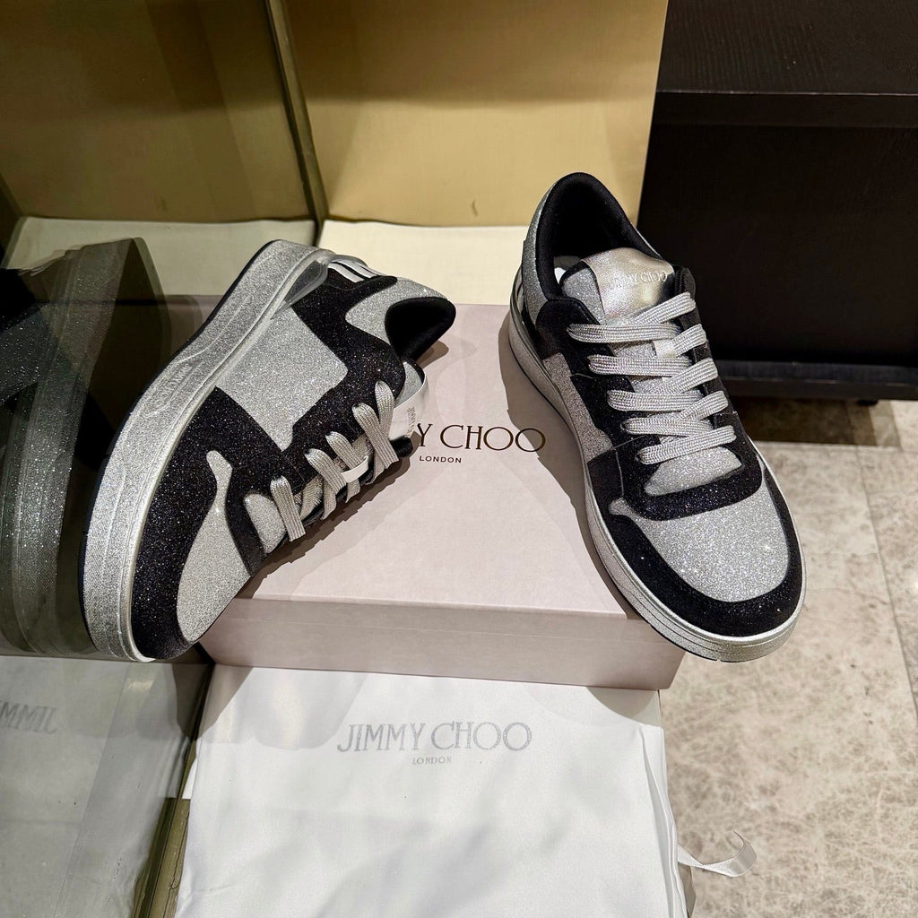 Jimmy Florent Sneaker Black Grey Glitter 715037