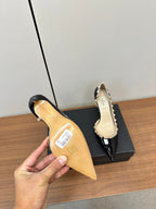 Valentino Black Rockstud D'Orsay Pumps 95mm Cowhide 989892