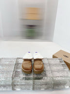 UGG Platform Ankle Puffer Brown Suede 522274