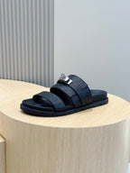HM Men's Jackson Slide Black Epsom Calfskin 547711