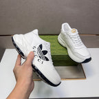 GG Men's 25 Sneaker White Sheepskin 524266