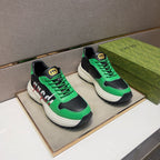 GG Men's 25 Sneaker Green Black Sheepskin 524270