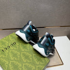 GG Men's 25 Sneaker Black Blue Mesh 743035