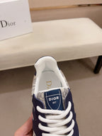 CD CROSS SNEAKER TAN AND BEIGE SUEDE