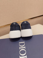 CD B23 SLIP ON NAVY SUEDE AND JACQUARD