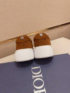 CD B23 SLIP ON RUSSET SUEDE AND JACQUARD