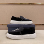 CD B23 SLIP ON BLACK SUEDE AND JACQUARD