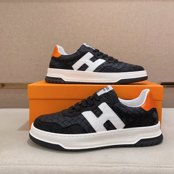 HM Men's Sneaker Black Sheepskin 566255