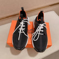 HM Men's Expert Sneaker Black Flyknit With Leather