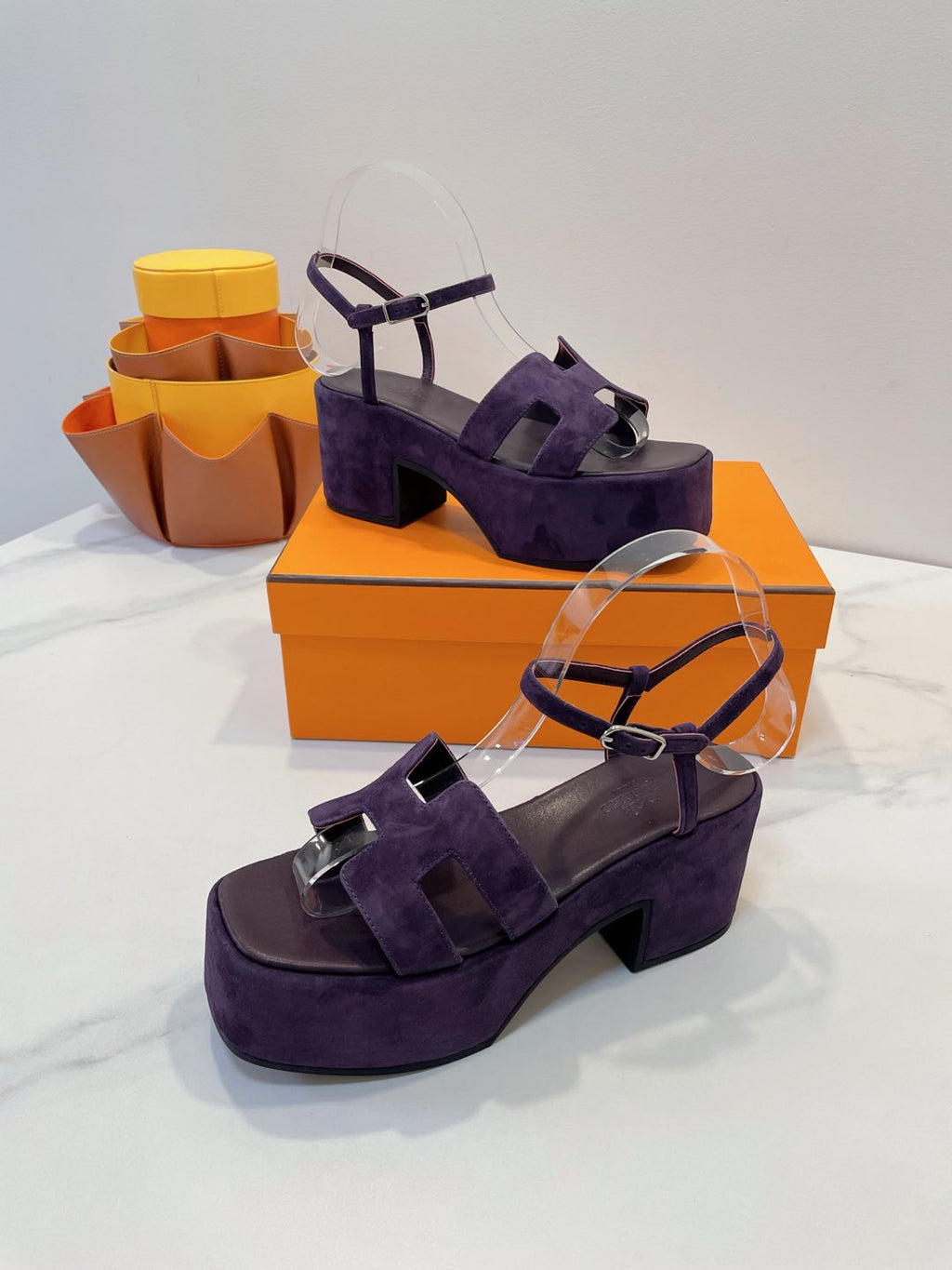 HM Sandalen Jam 30 Dark purple Suede 212229