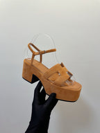 HM Sandalen Jam 30 Copper Brown Suede 212230