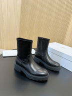 The Row Nobilis Boots Black Cowhide 455863