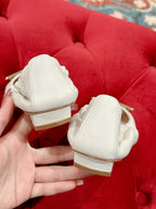 Viv Ballet Flats White Imported Lambskin 247130