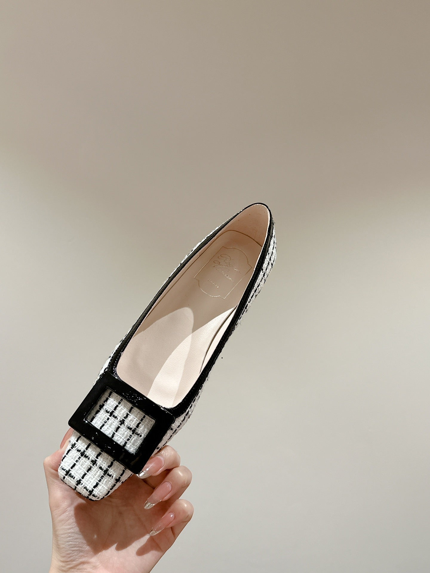 Viv Flats Shoe White   Custom Material 247134