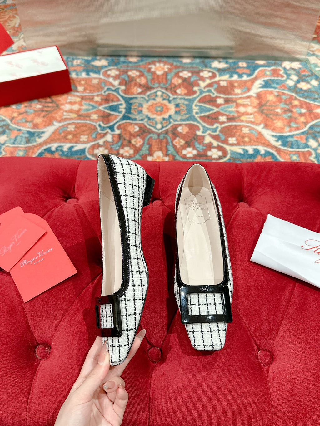 Viv Flats Shoe White   Custom Material 247134