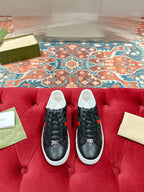 GG Ace Sneaker Black Monogram Empreinte Calfskin