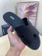 CD H-ALIAS SANDAL DENIM COLOR GRAINED CALFSKIN